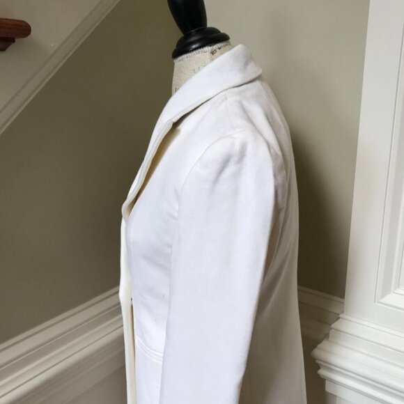 NWT JCrew Mirabelle Top Coat Womens 00 Ivory Cream Italian Wool Cashmere BM546 - Picture 9 of 11